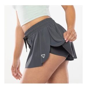 Stylish Charcoal Women's Athletic Shorts